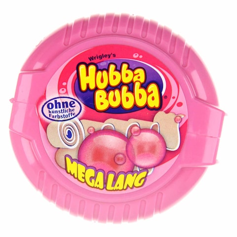 Hubba Bubba Fancy Fruit Bubblegum Mega Long Tape 56g